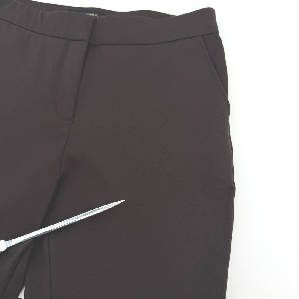 Banana Republic Pants Womens 6 Dark Brown Sloan Slim Fit Stretch Modern 29x26 - Picture 2 of 12